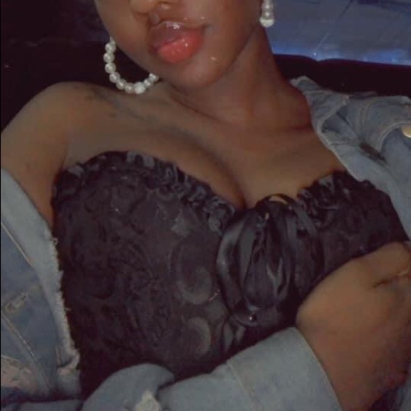 Black bow corset small-6xl - Picture 3 of 15